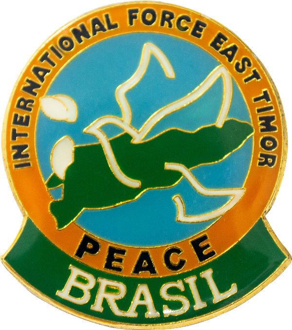 DISTINTIVO DE BOINA - PEACE BRASIL