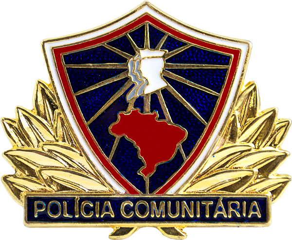 DISTINTIVO DE BOINA - POLÍCIA COMUNITARIA / PROMOTOR