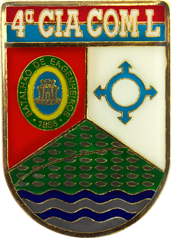 DISTINTIVO DE BOLSO - EB 4º CIA COM L