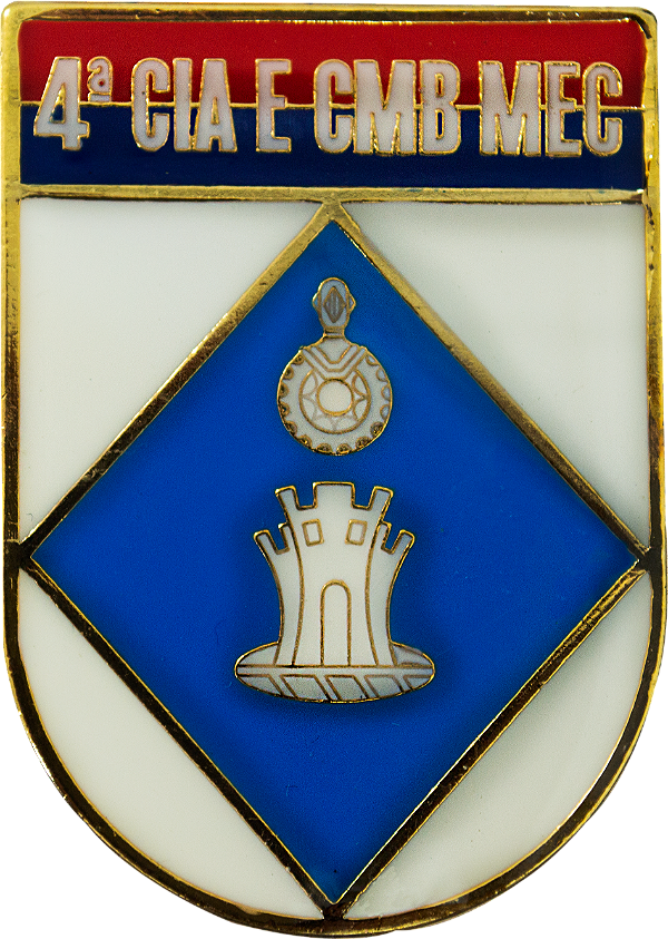 DISTINTIVO DE BOLSO - EB 4º CIA E CMB MEC