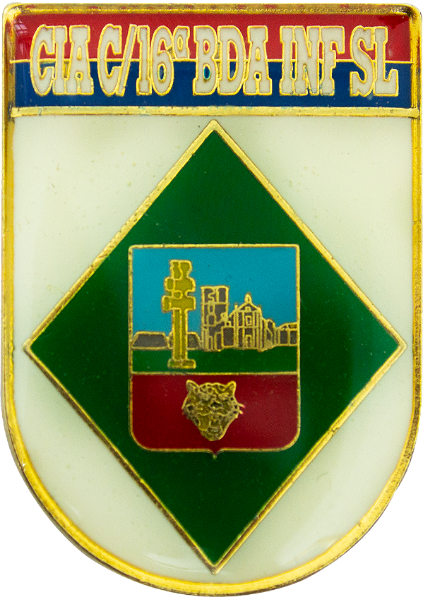 DISTINTIVO DE BOLSO - EB CIA C/16º BDA INF SL