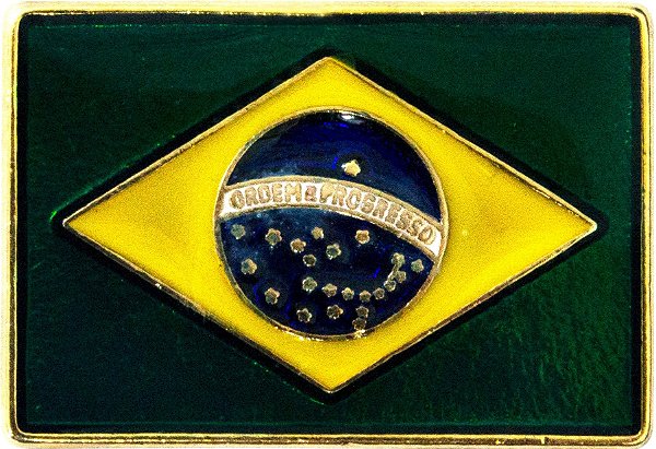 BOTTON - BANDEIRA BRASIL 15X25 mm