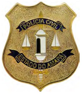 DISTINTIVO DE PEITO -  POLÍCIA CIVIL AP