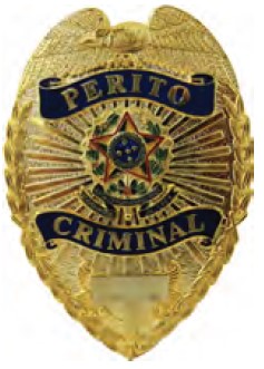 DISTINTIVO DE PEITO - PERÍTO CRIMÍNAL