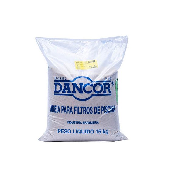 Areia Para Filtro de Piscina 15kg Dancor