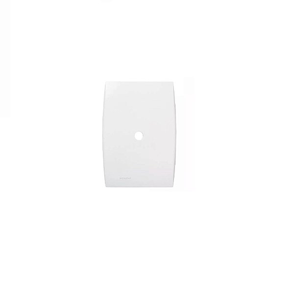 Placa com Suporte 4x2 Cega com Furo Ilus Soprano 5TG99021