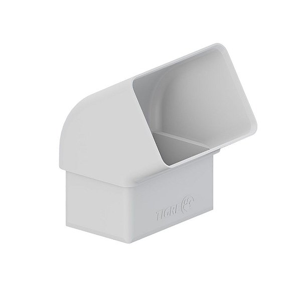 Joelho 60° Retangular Aquapluv Style Branco Tigre