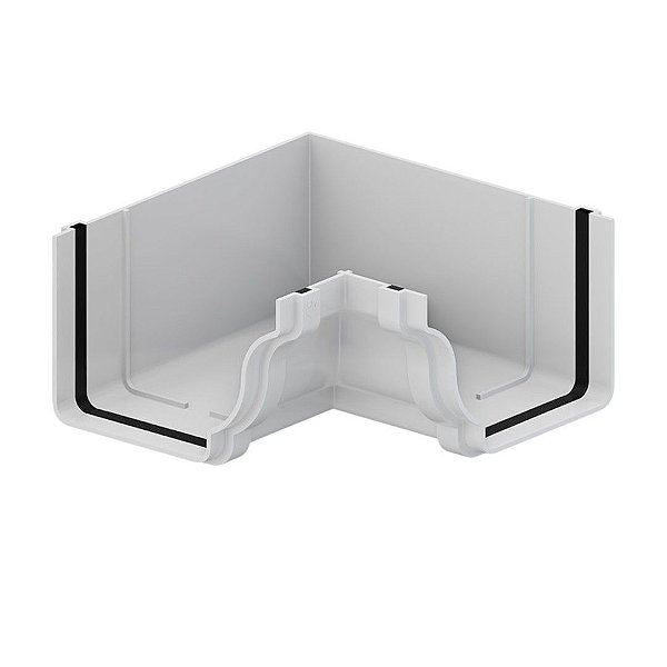 Esquadro Interno Aquapluv Style Branco Tigre