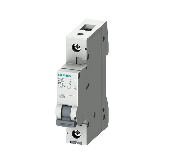 Disjuntor Monopolar Din 5SL1 Curva C Siemens