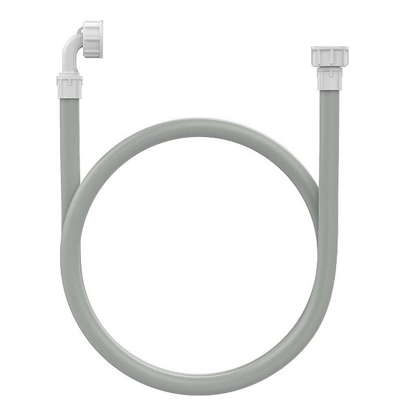 Mangueira Entr. Máquina Lavar Roupa/Louça Cinza 1,40m Blukit