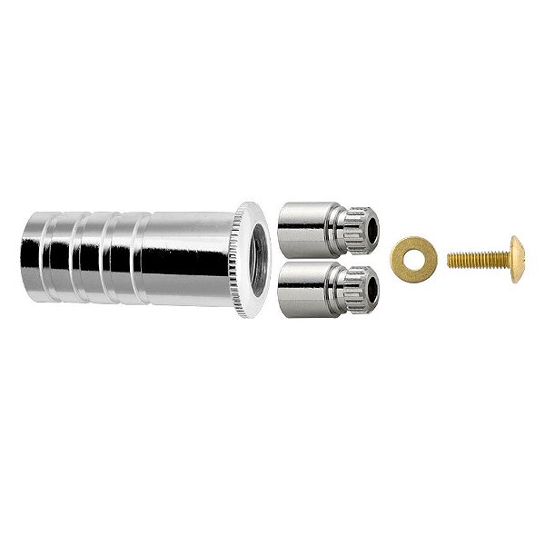 Prolongador p/ Registro Latão Cromado Deca 20mm Blukit
