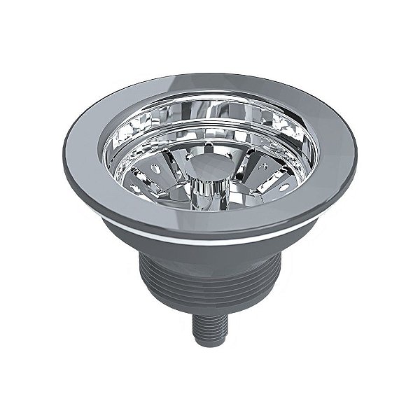 Válvula Pia Americana Inox 3.1/2 X 1.1/2 Vedante Eva Blukit