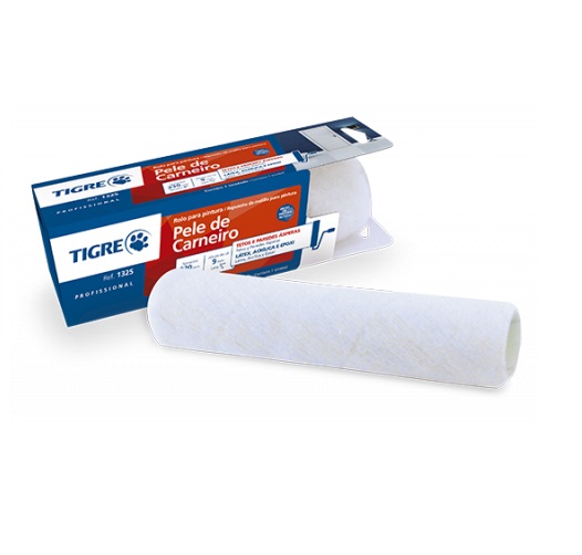 Rolo Lã Pele de Carneiro 1320 Tigre