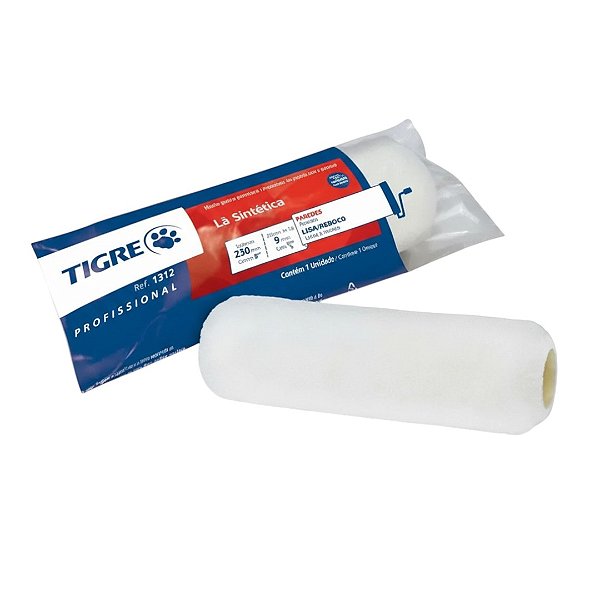 Rolo de Lã Sintética 1312 Tigre