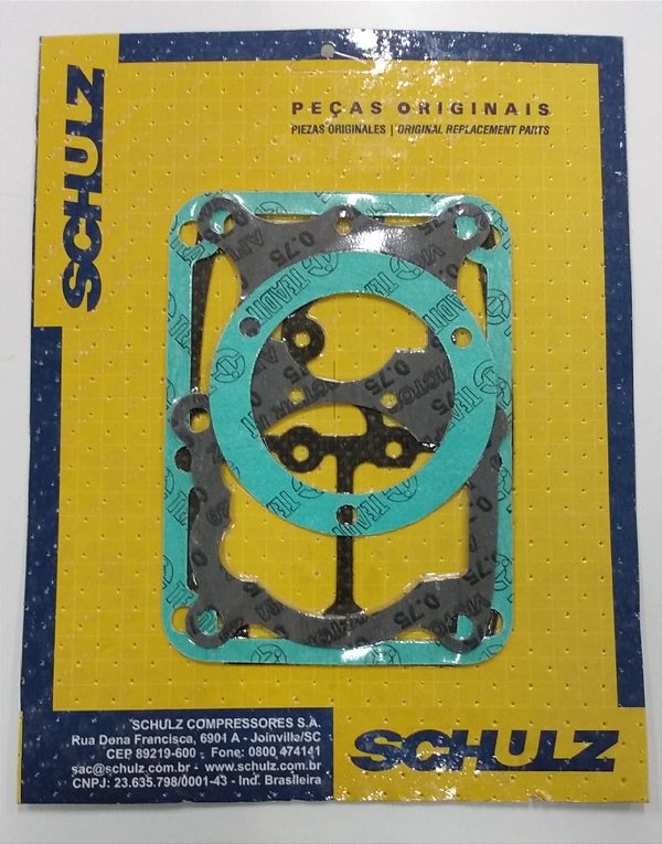 KIT DE JUNTAS COMPRESSOR DE AR CSL20 BR ORIGINAL