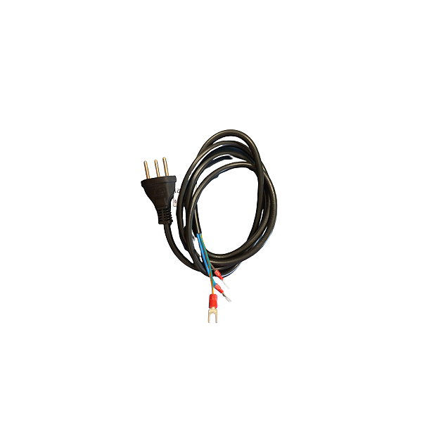 CHICOTE FLEXIVEL 1CV MONOFASICO COM PLUG DE TRES PINOS