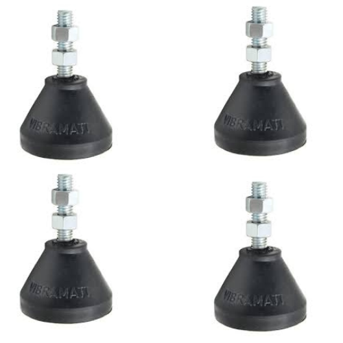 AMORTECEDOR VIBRAMATT EXTRA-MINI N 03 3/8" 4 UNIDADES