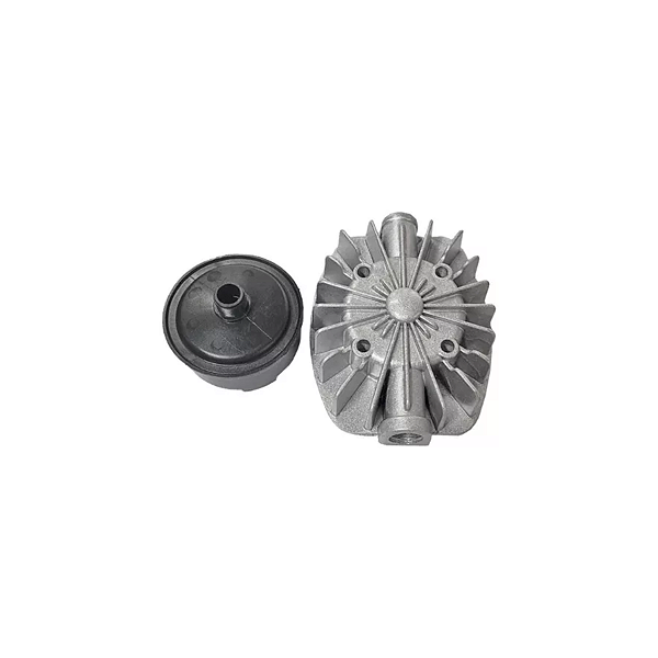 TAMPA DO CILINDRO E FILTRO DE AR, COM 02 PECAS, PARA COMPRESSOR DE AR MSI 7,6/22 LITROS