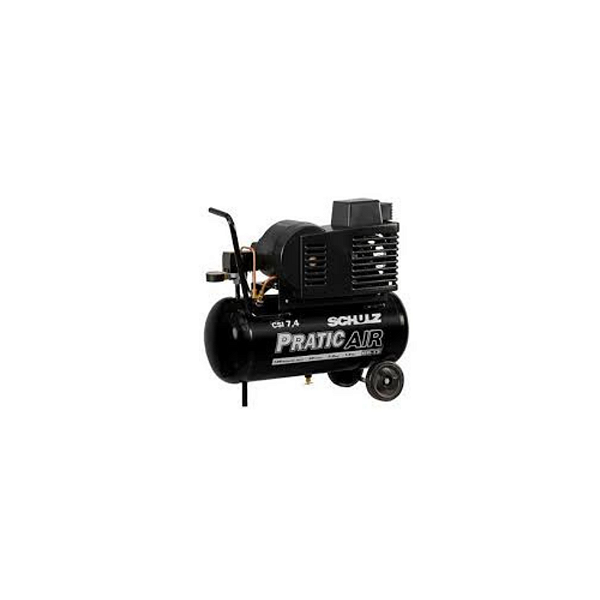 COMPRESSOR SCHULZ CSI7,4PRATICAIR/50 90a125PSI 1,5CV 110/220V 2P 60Hz