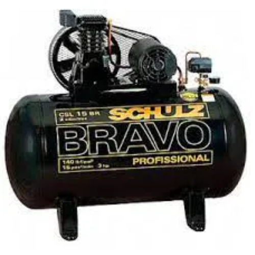 COMPRESSOR SCHULZ PISTAO CSL15BRAVO/100 100a140PSI  3CV 127/220V 2P 60Hz