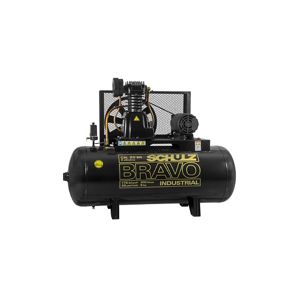 COMPRESSOR SCHULZ CSL20BR/200L  220/380V BRAVO
