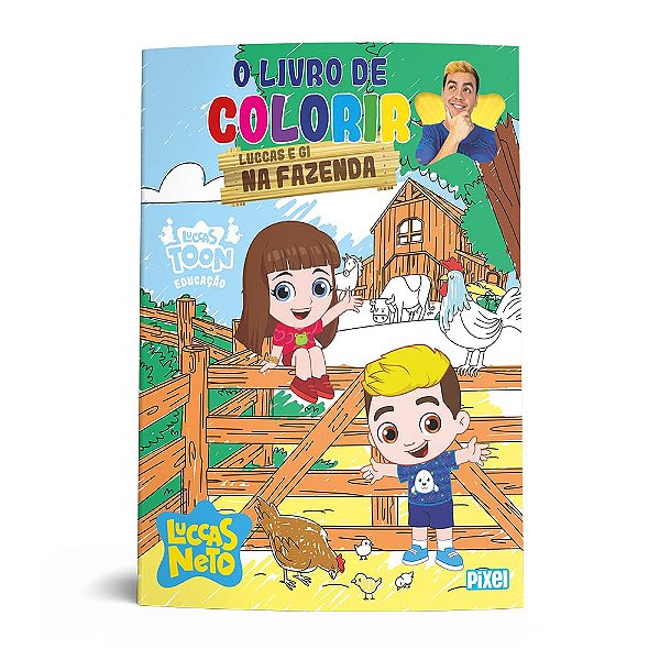 O Livro de Colorir Luccas e Gi Na Fazenda