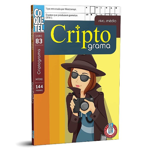 Livro Coquetel Criptograma nível médio Ed 83