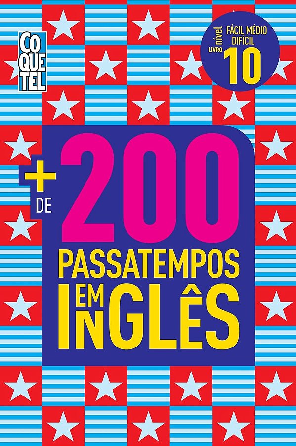 Livro Coquetel Mais de 200 Passatempos em Inglês Ed 10