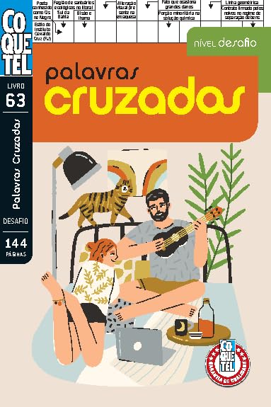 Livro Coquetel Palavras Cruzadas Nível Desafio Ed 63