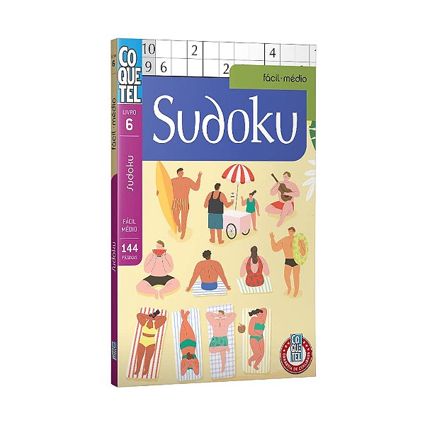 Livro Coquetel Sudoku nível FC/MD Ed 06