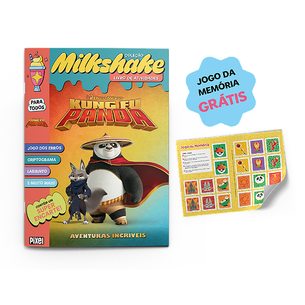Kung Fu Panda 4: Uma aventura Animal! - Coleção Milkshake