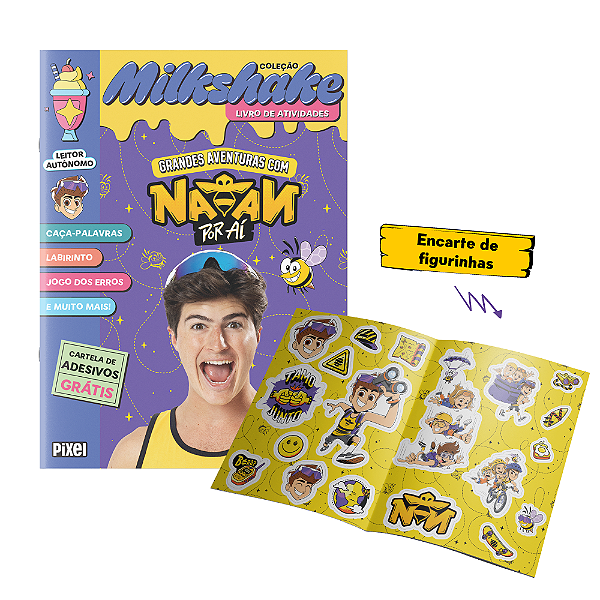 Grandes aventuras com Natan por Aí - Coleção Milkshake