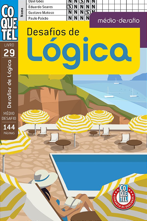 Livro Coquetel Desafios de Lógica 29