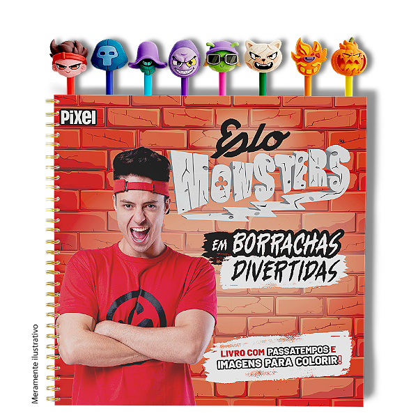Elo Monsters em borrachas divertidas