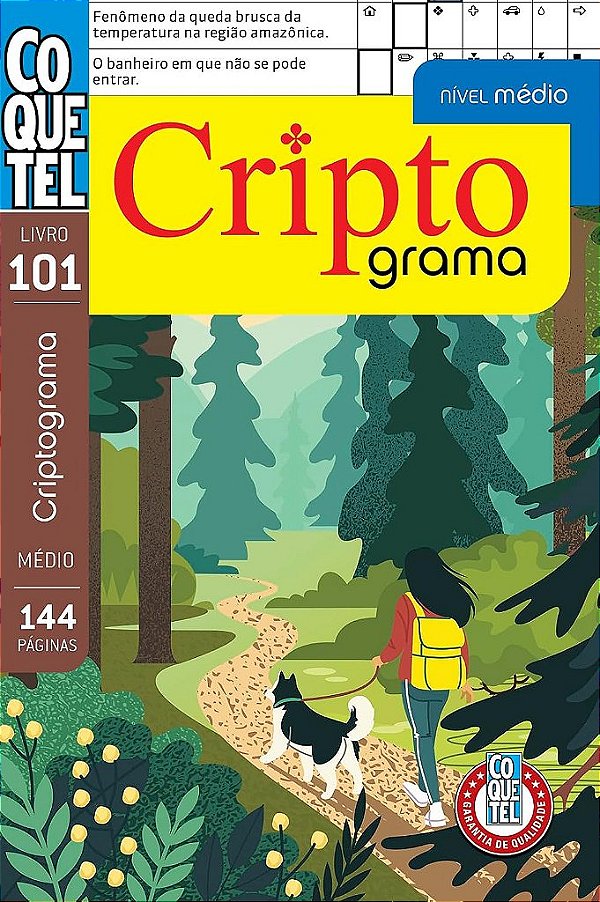 Livro Coquetel Criptograma 101