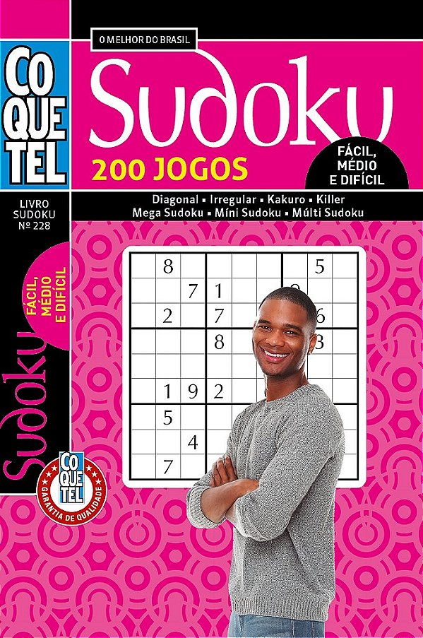Livro Coquetel Sudoku 228