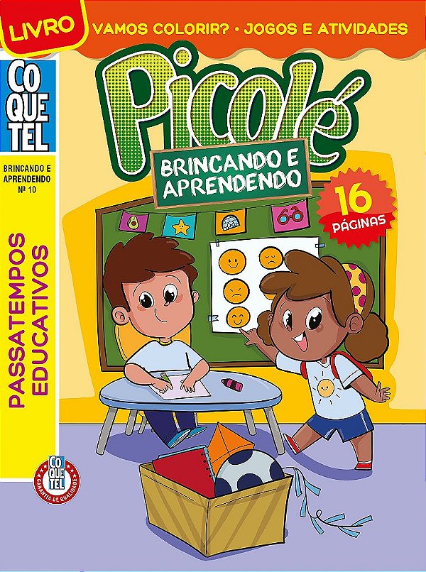 Livro Coquetel Brincando Aprendendo 10