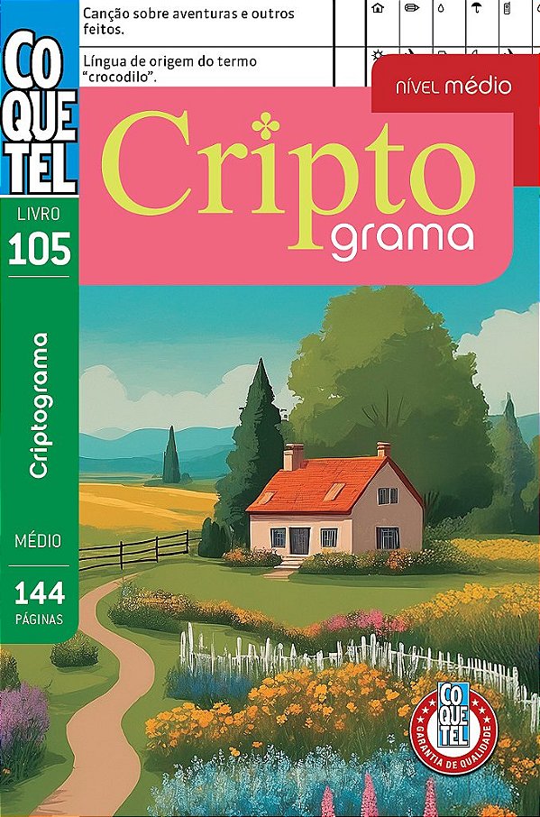 Livro Coquetel Criptograma 105