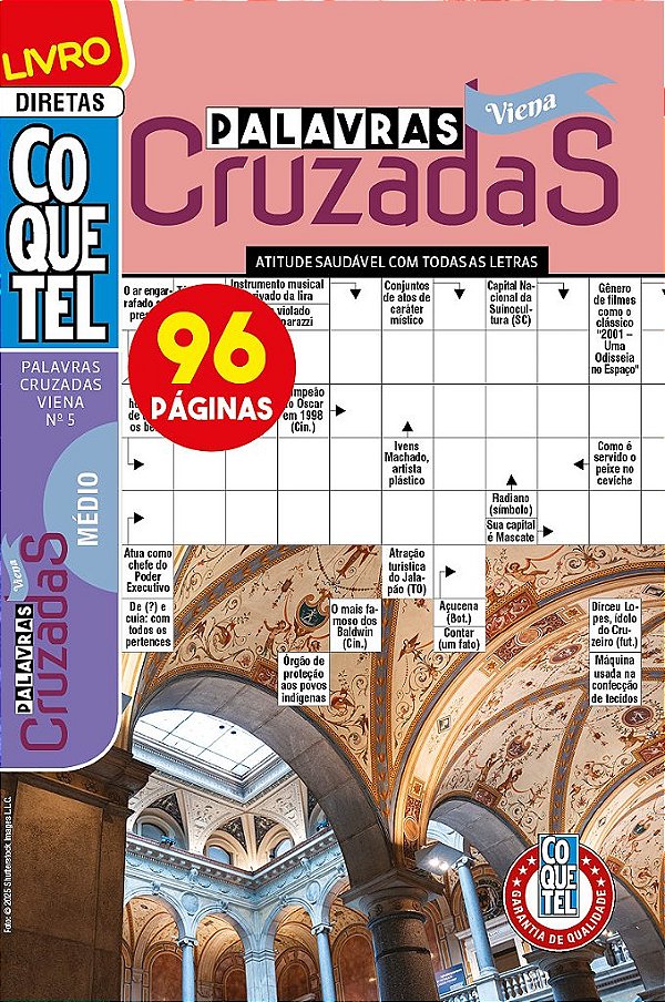 Livro Coquetel Palavras-Cruzadas Viena 5