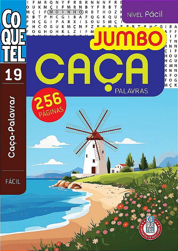 Livro Coquetel Jumbo Caça-Palavras 19