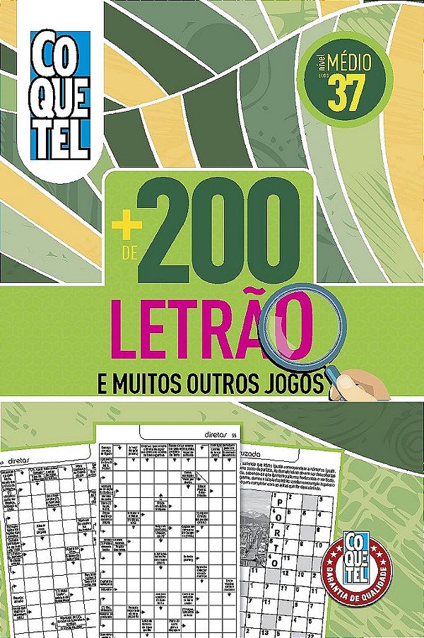 Livro Coquetel Mais de 200 Letrão 37