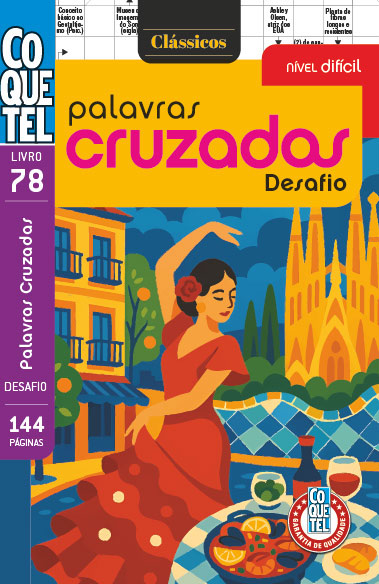 Livro Coquetel Palavras Cruzadas Dificil 78