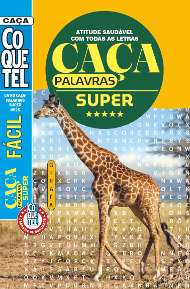 Livro Coquetel Caça-Palavras Super 25