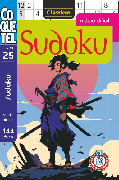 Livro Coquetel Sudoku Médio-Difícil 25