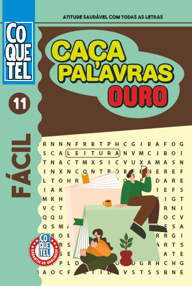 Livro Coquetel Caça-Palavras Ouro 11