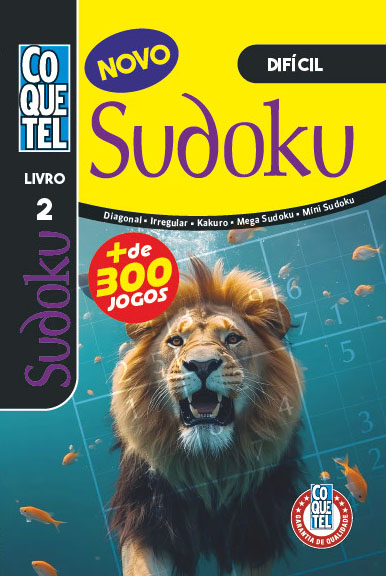 Livro Coquetel Sudoku Dificil 2