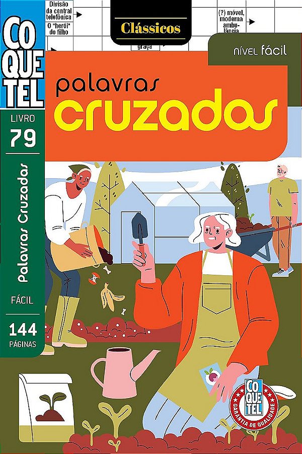 Livro Coquetel Palavras Cruzadas Fácil 79
