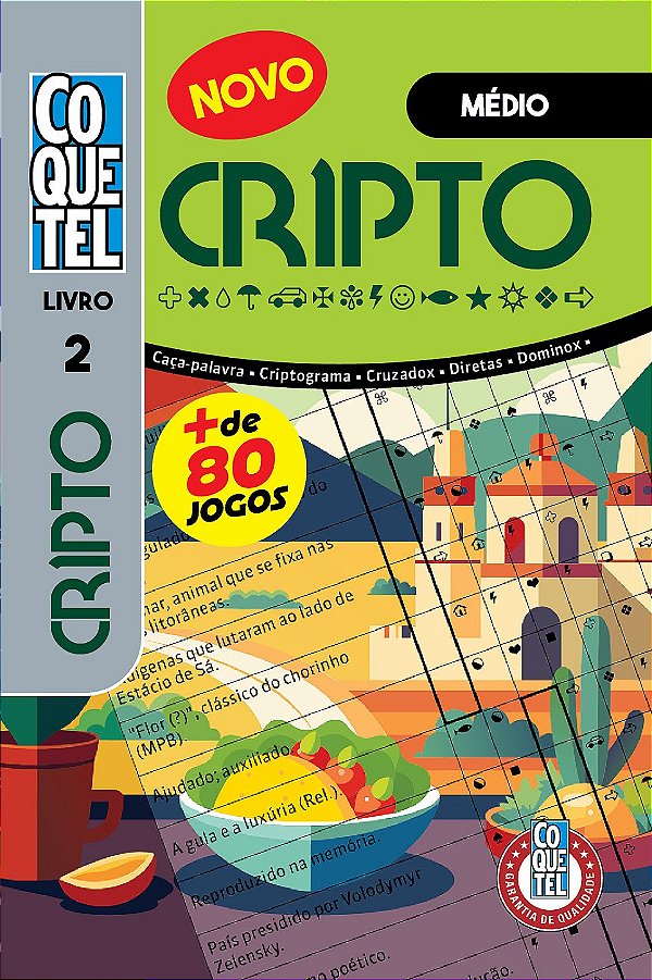 Livro Coquetel Criptograma 2