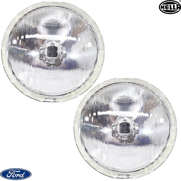 Par Bloco Farol Milha Auxiliar Escort Xr3 Original Arteb Hella