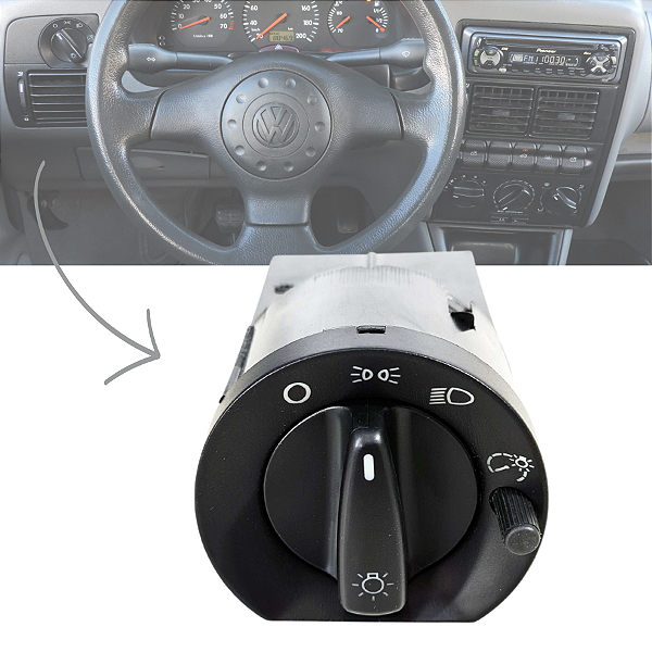 Interruptor De Luz Vw Gol/parati/saveiro/santana De 97 A 99